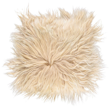 Lambskin cushion | Long-haired | Tibet | Kashmir | 40x40 cm