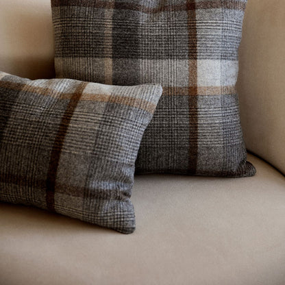 Checked Collection | Wool pillow | Double Sided | 34x52 cm