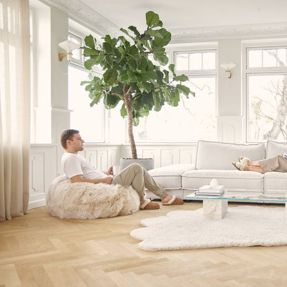 Round bean bag chair | Long-haired | New Zealand | 73x74 cm &amp; 92x93 cm