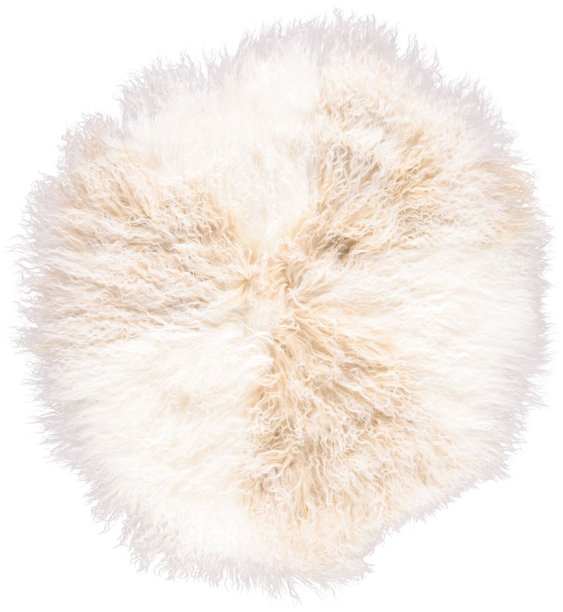 Lambskin cushion | Curly | Tibet | Ø45 cm, Ø62 cm &amp; Ø38 cm