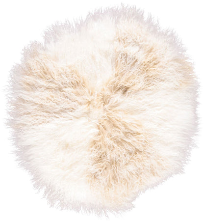 Lambskin cushion | Curly | Tibet | Ø45 cm, Ø62 cm &amp; Ø38 cm