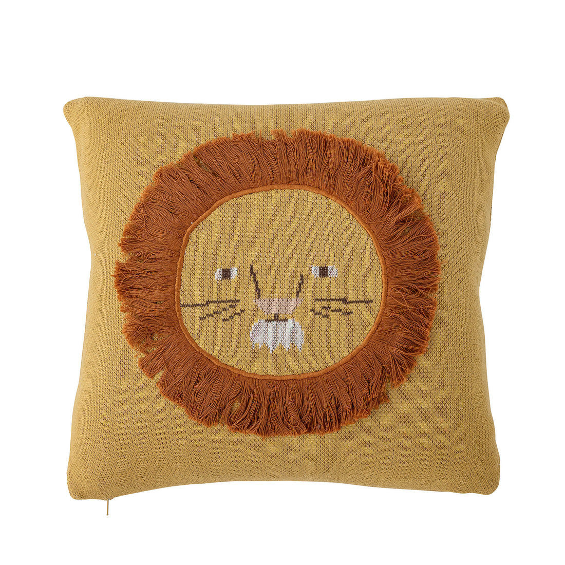Bloomingville Mini Harrison Cushion, Yellow, Cotton Oeko-Tex®