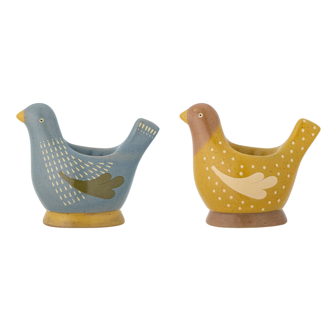 Bloomingville Birdy Egg Beaker, Blue, Stoneware