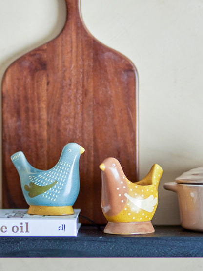 Bloomingville Birdy Egg Beaker, Blue, Stoneware