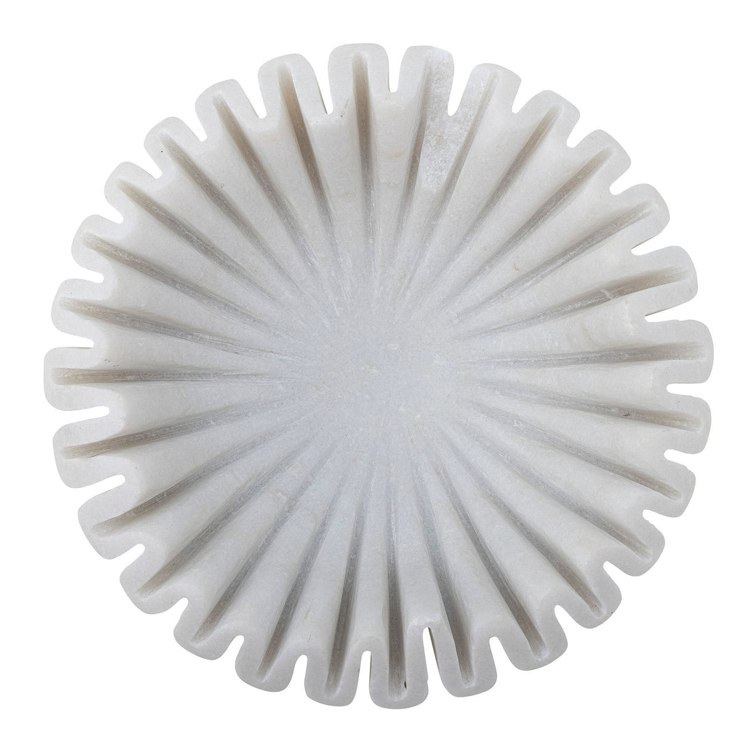 Bloomingville Harmonia bowl, white, marble