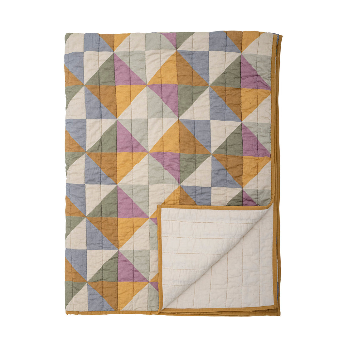 Bloomingville Crew Quilt, Yellow, Cotton Oeko-Tex®