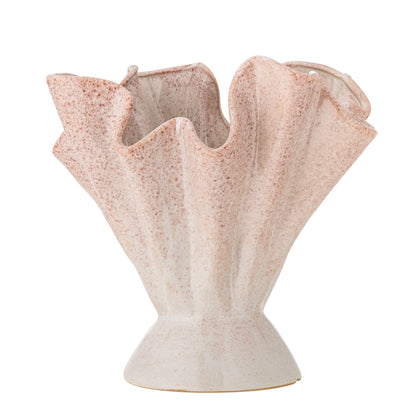 Bloomingville Plier Vase, Rosa, Stoneware