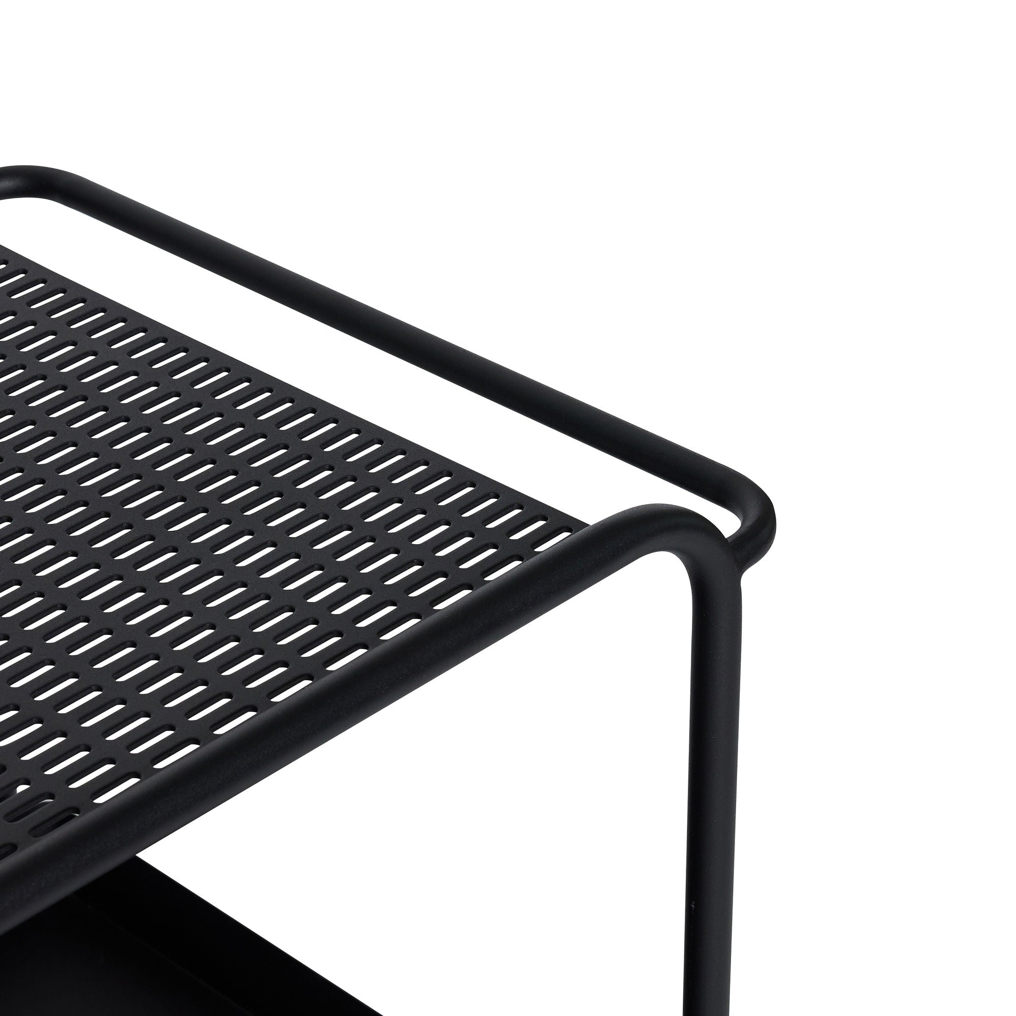 Hübsch Push Rolling Table Black