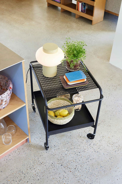 Hübsch Push Rolling Table Black