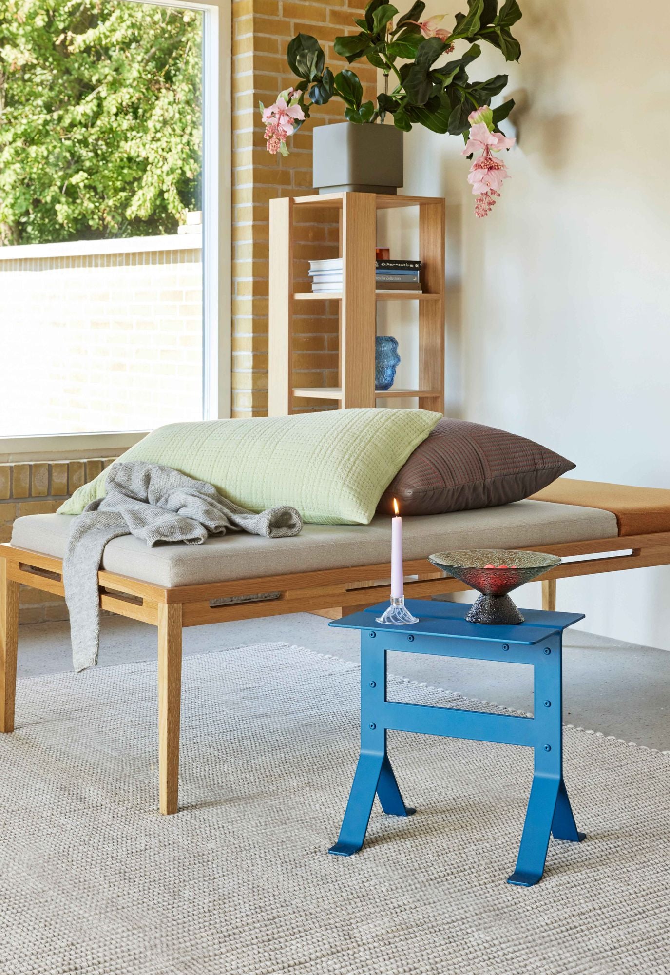 Hübsch Haikei Pillow Light Green