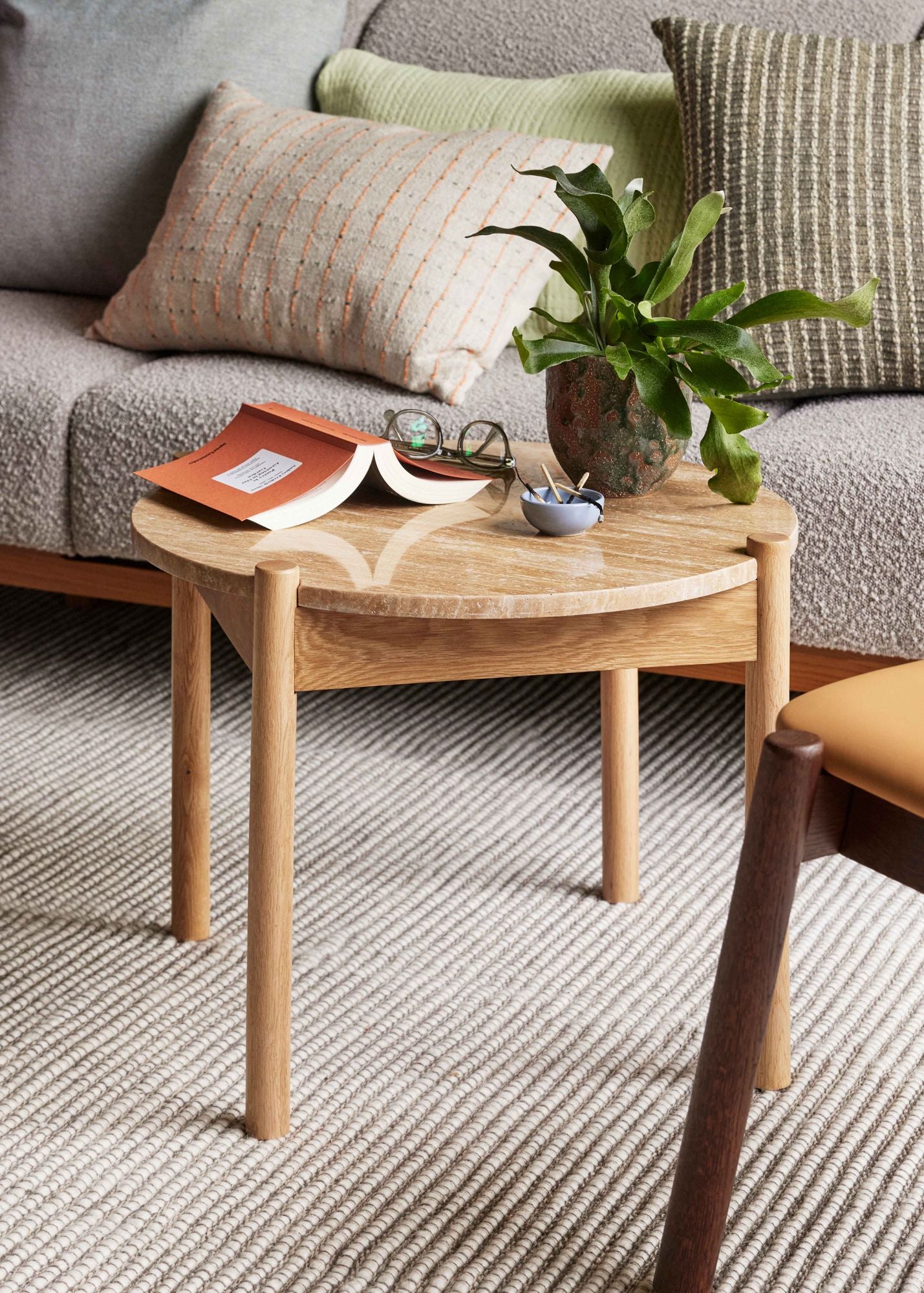 Hübsch Normu Potte Brown/Green (set of 2)