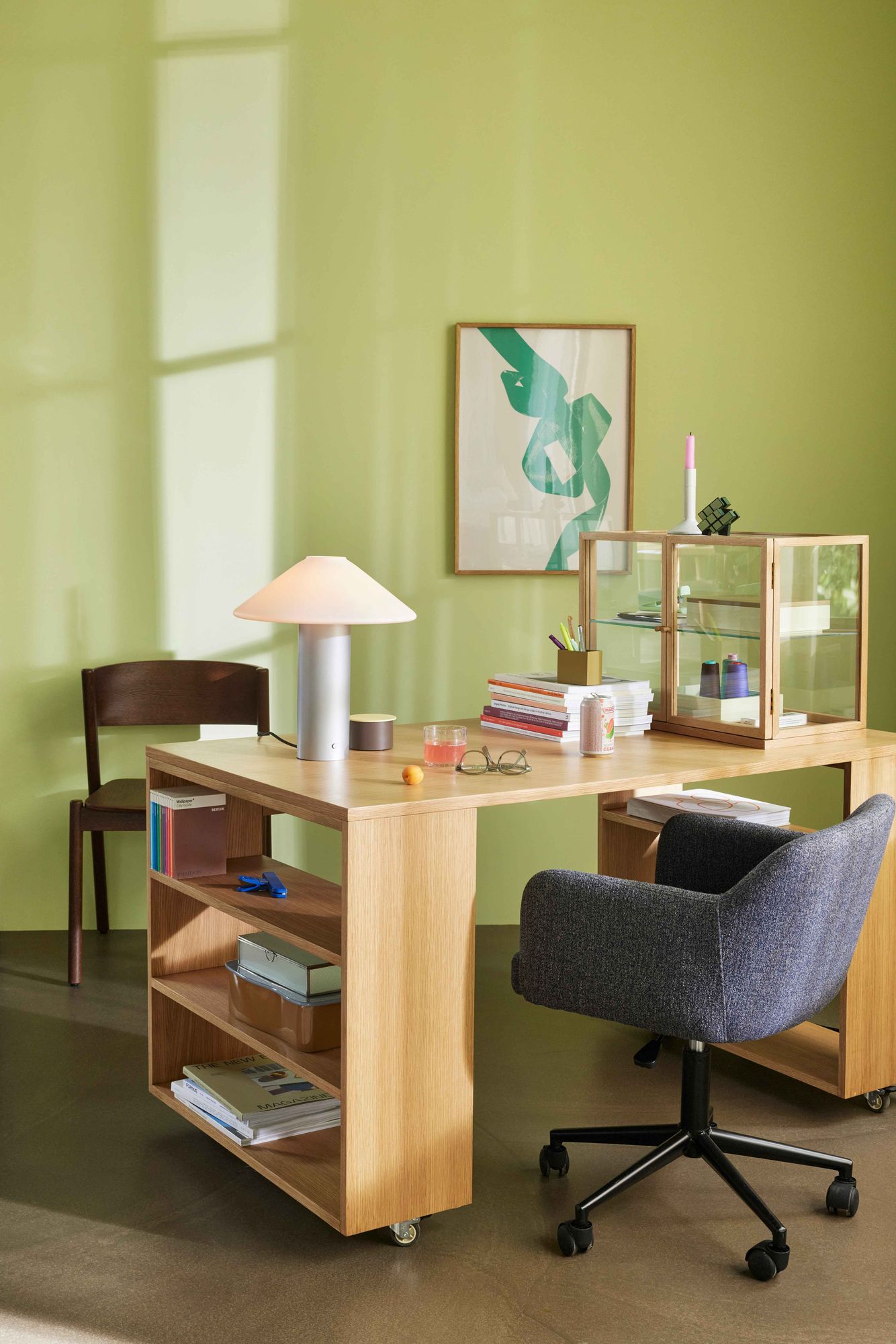 Poetic Exhibition display case Large Nature - 60x32xh42cm