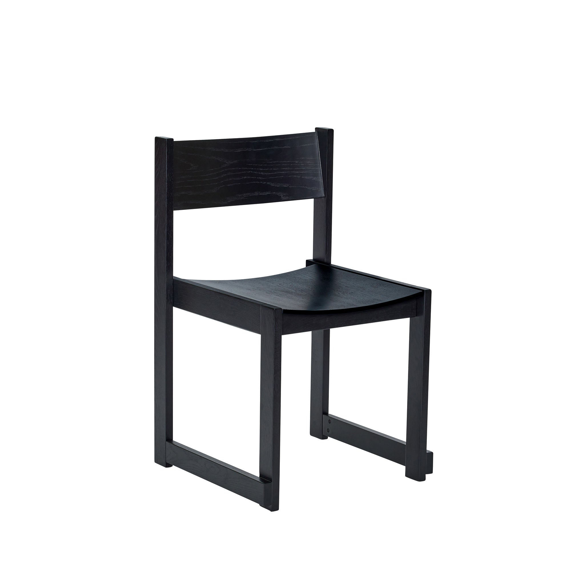 Hübsch forma dining chair black