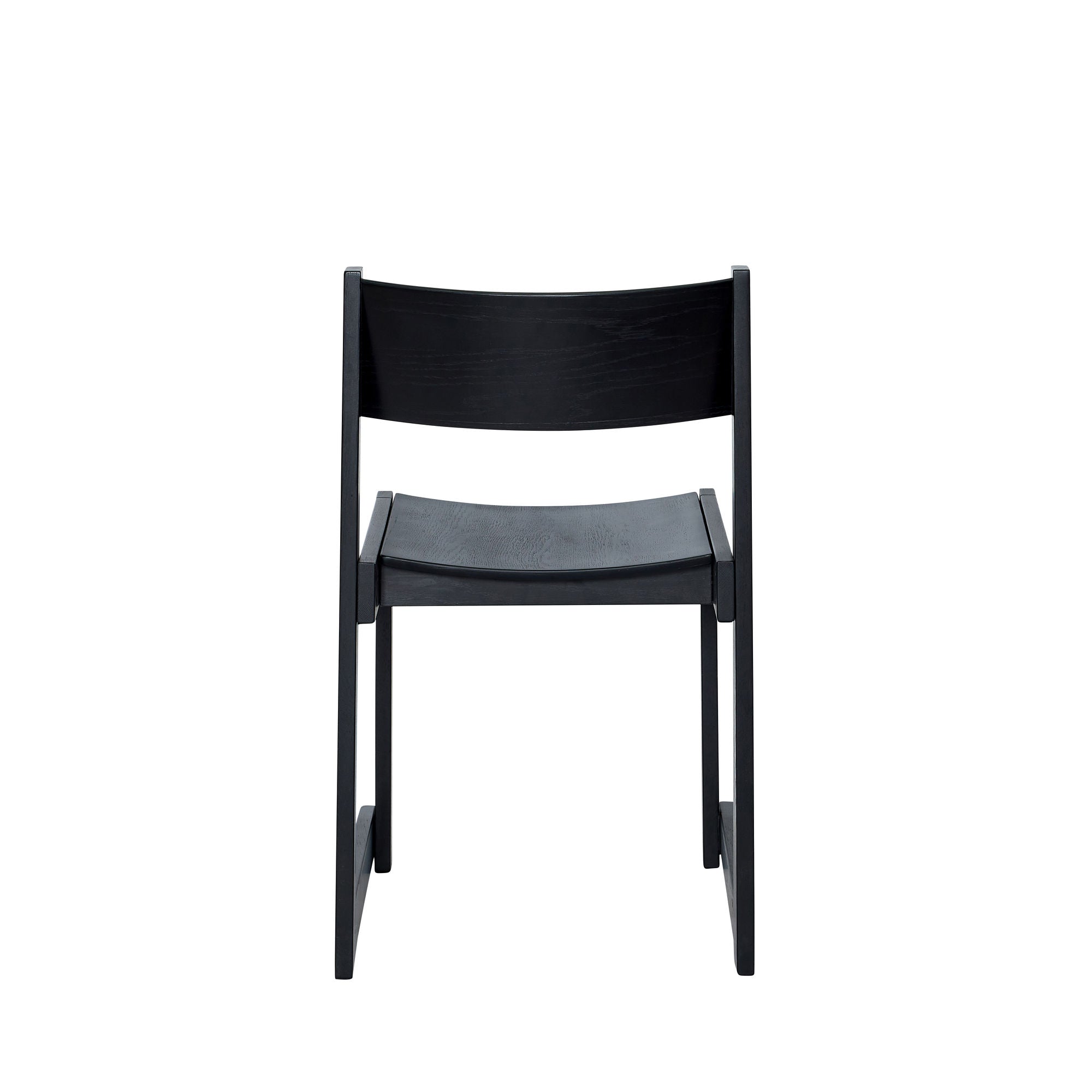 Hübsch forma dining chair black