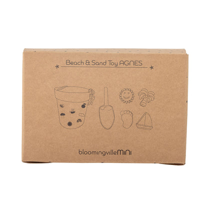 Bloomingville Mini Agnes Strand and Sandkass toy, Nature, Silicone