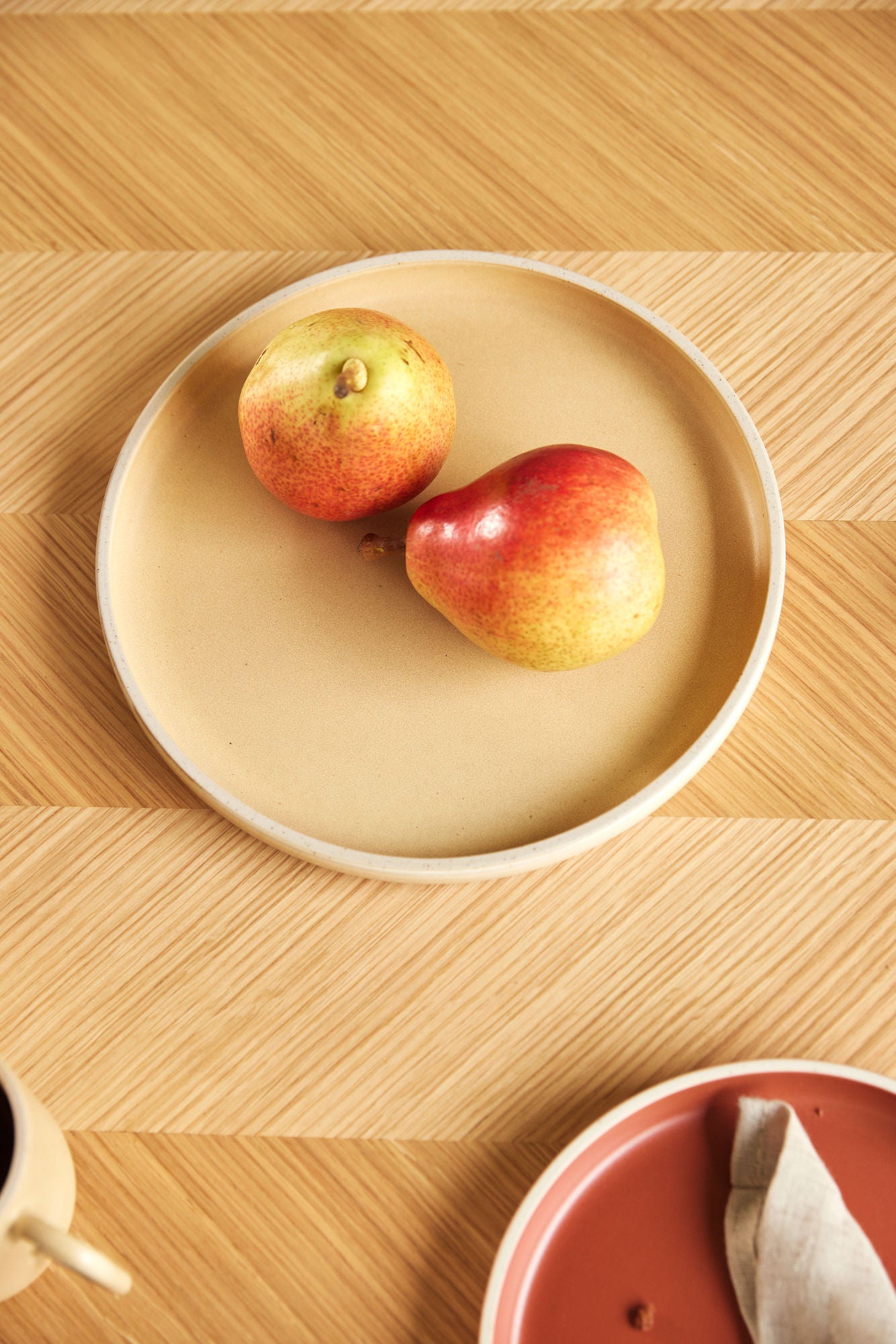 Hübsch Herringbone Dining Table Large Natural