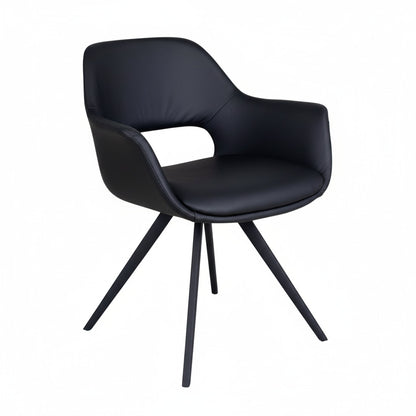 Dining table chair Fenja Black PU