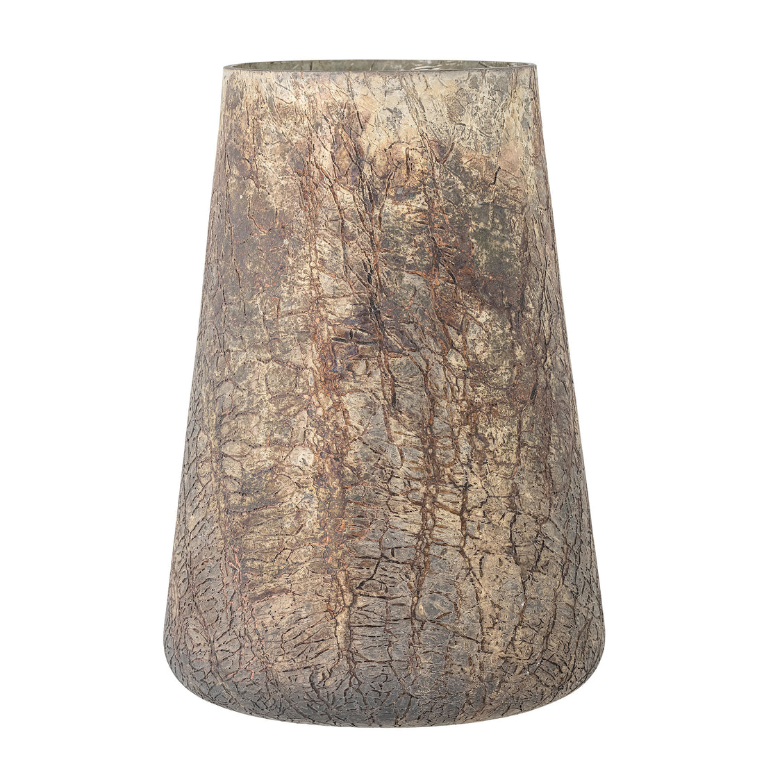 Bloomingville Gine Vase, Gold, Recycled Glass