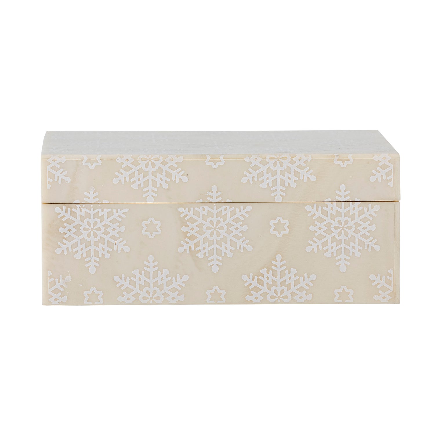 Bloomingville Cheri box w/lid, nature, resin