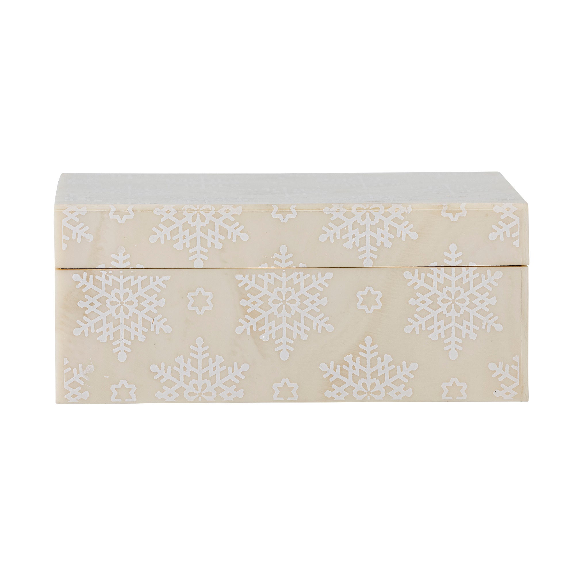 Bloomingville Cheri box w/lid, nature, resin