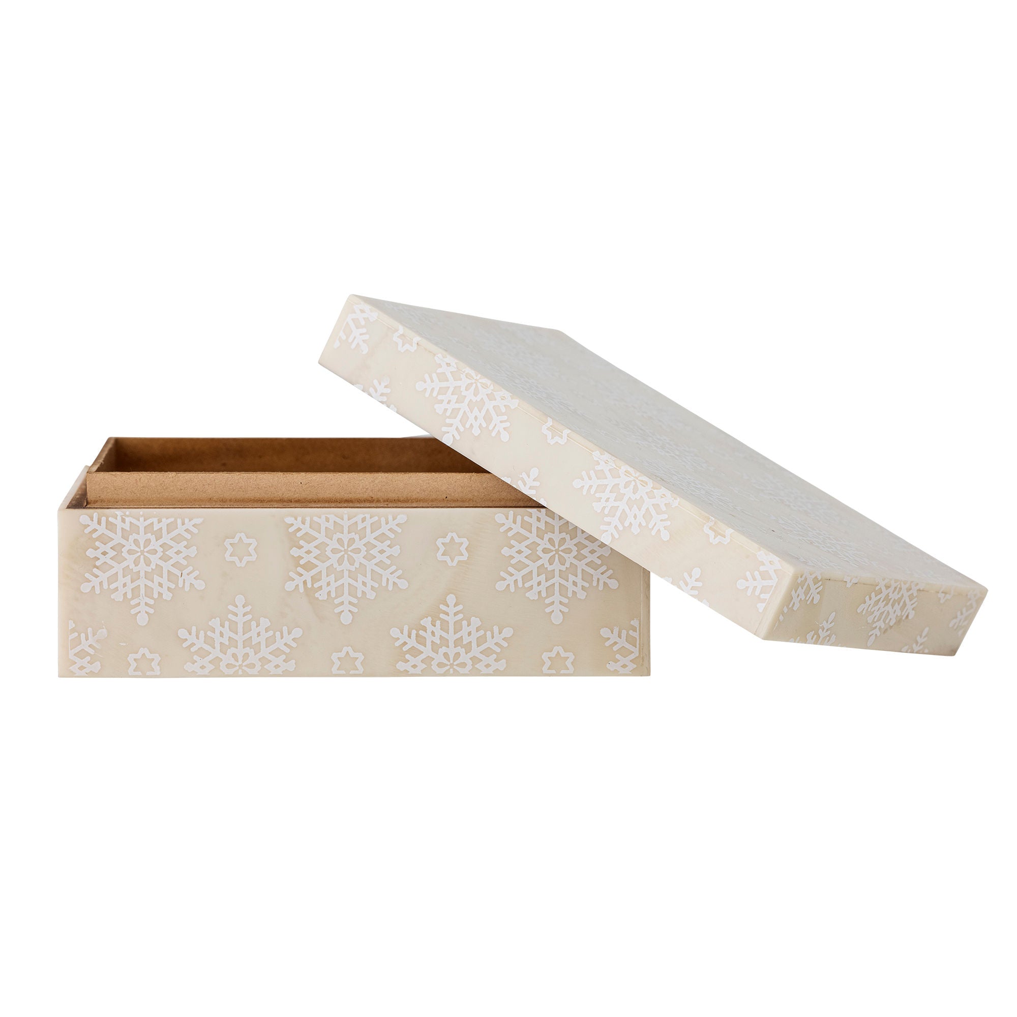 Bloomingville Cheri box w/lid, nature, resin