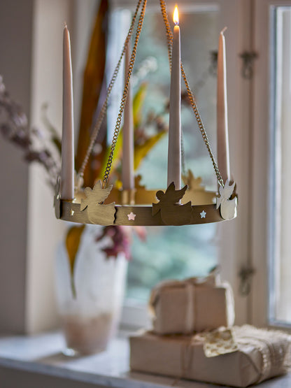 Bloomingville Elmir Adventstage, Gold, Metal