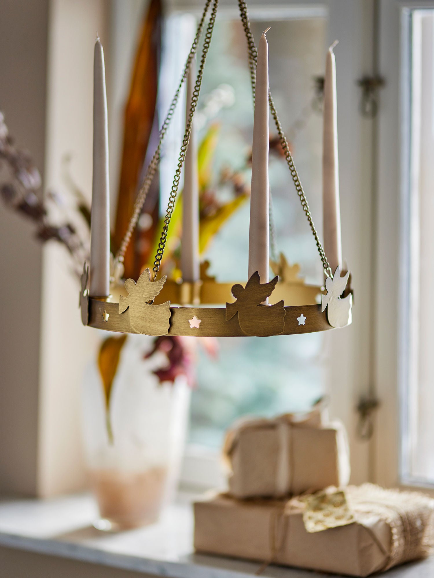 Bloomingville Elmir Adventstage, Gold, Metal