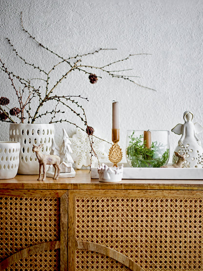 Bloomingville Sabie Fyrfadstage, Nature, Stoneware