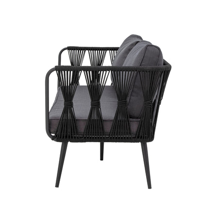 Bloomingville Pavone Sofa, Black, Metal