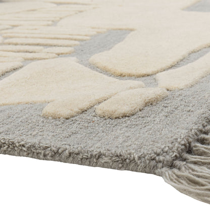 Bloomingville Naples blanket, gray, wool