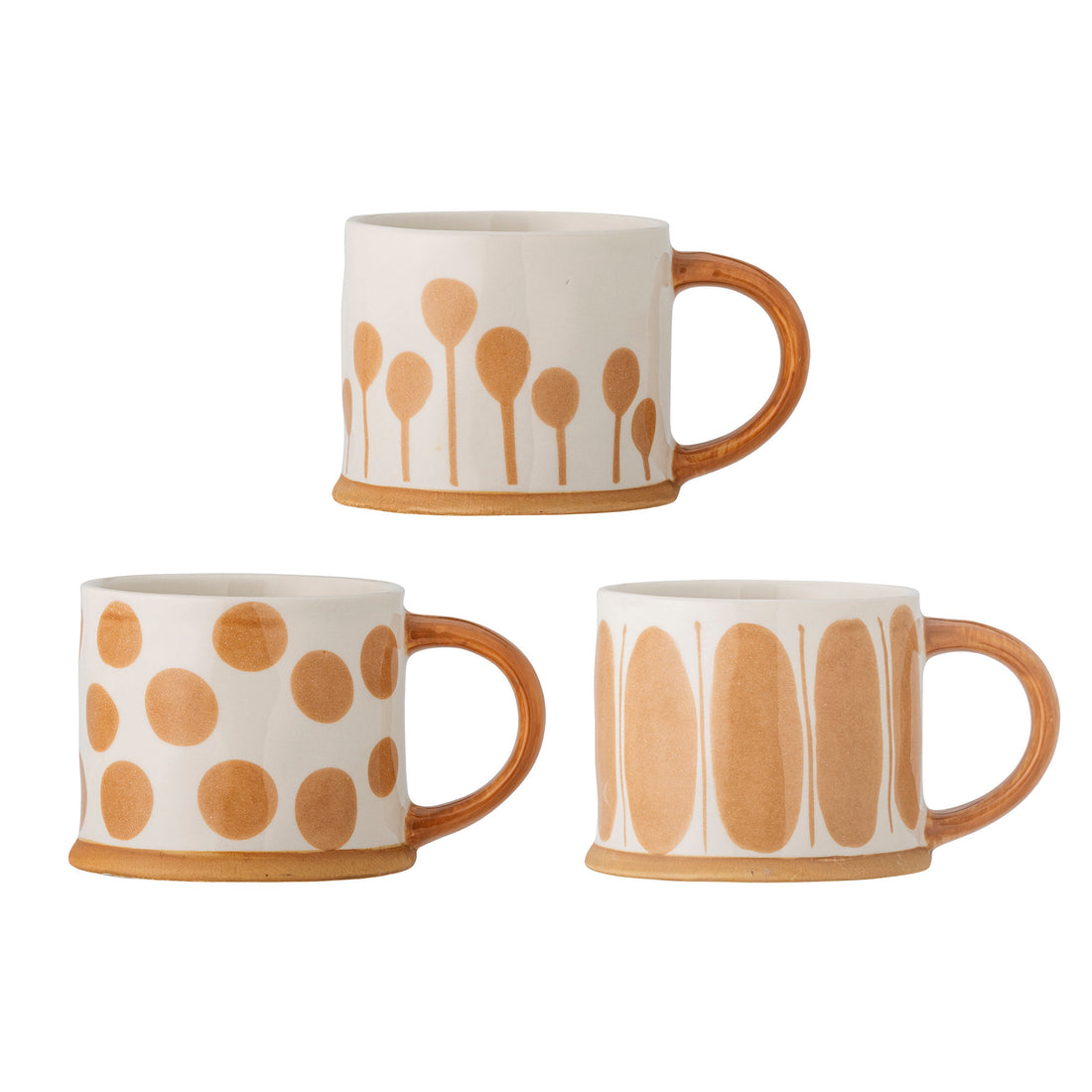 Creative Collection Linora mugs, brown, stoneware