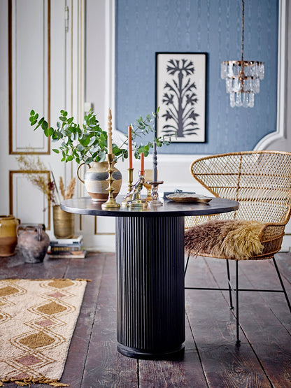 Bloomingville Porto Dining Table, Black, FSC 100%® Mango