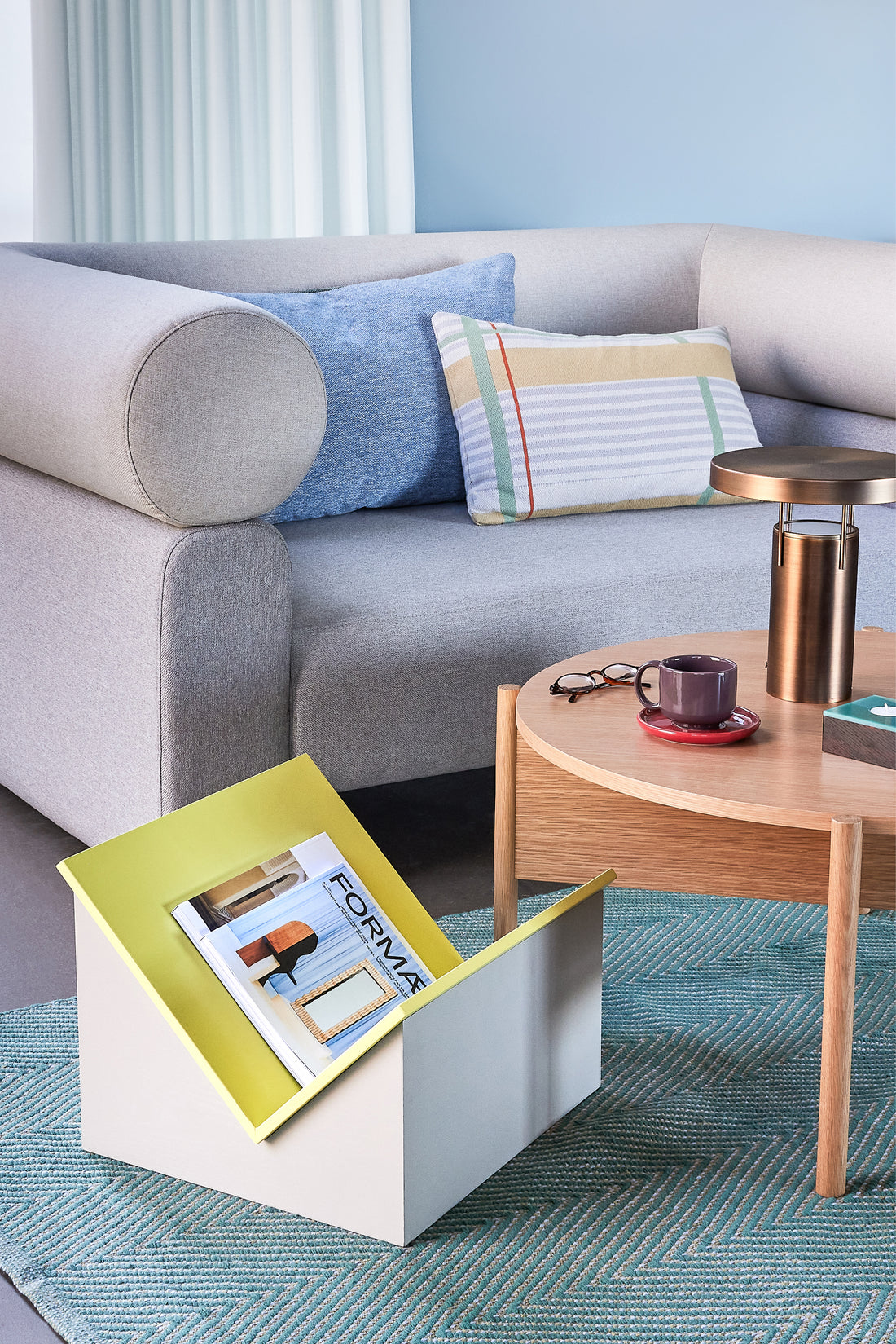 Heritage coffee table nature - Ø86xH40cm