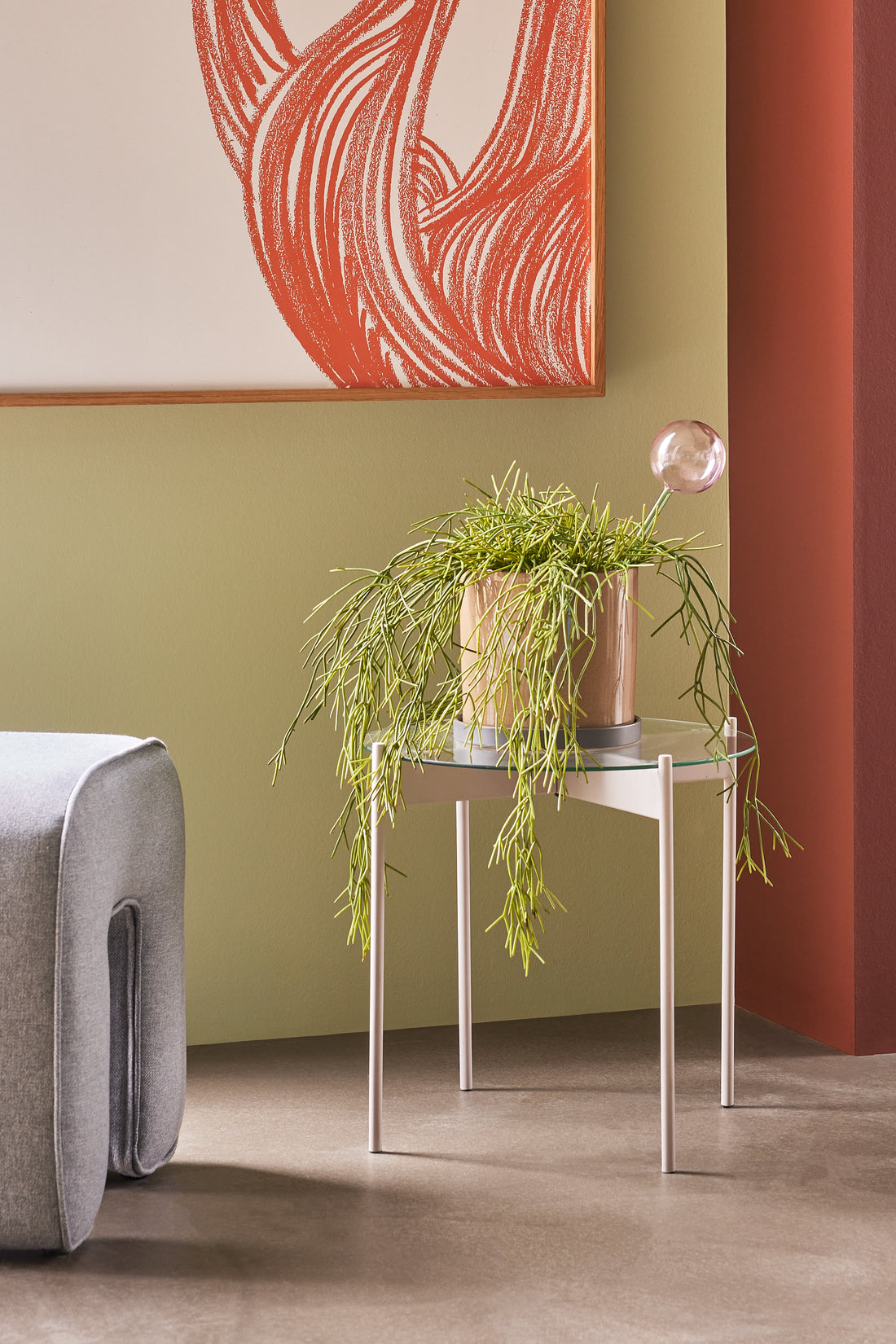 Flora Selvvander Pink/Green - 8x8xh27cm