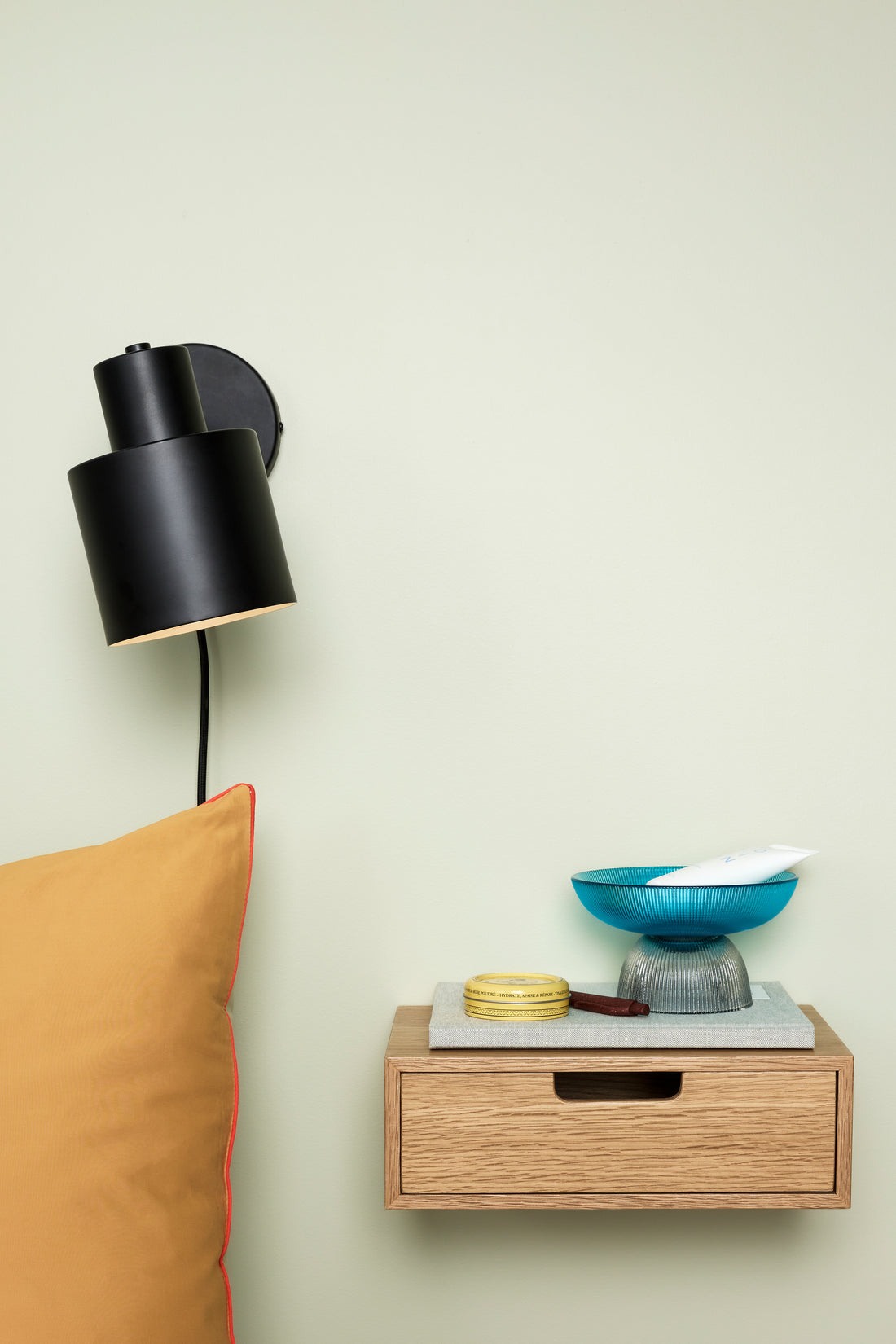 Fuse wall lamp black - 29x12xh17cm, E27/15W