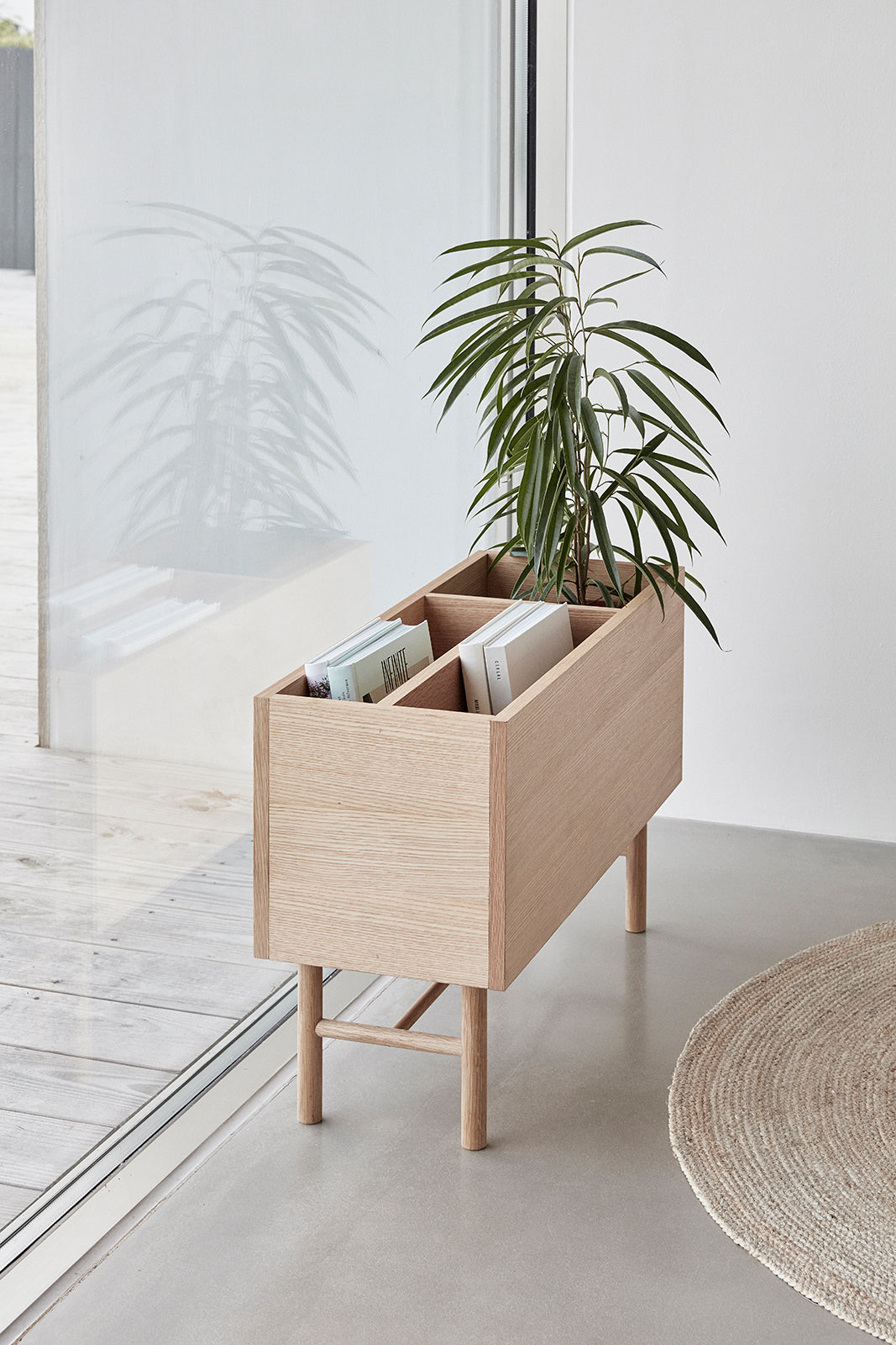 Ground plant box nature - 80x30xh50cm