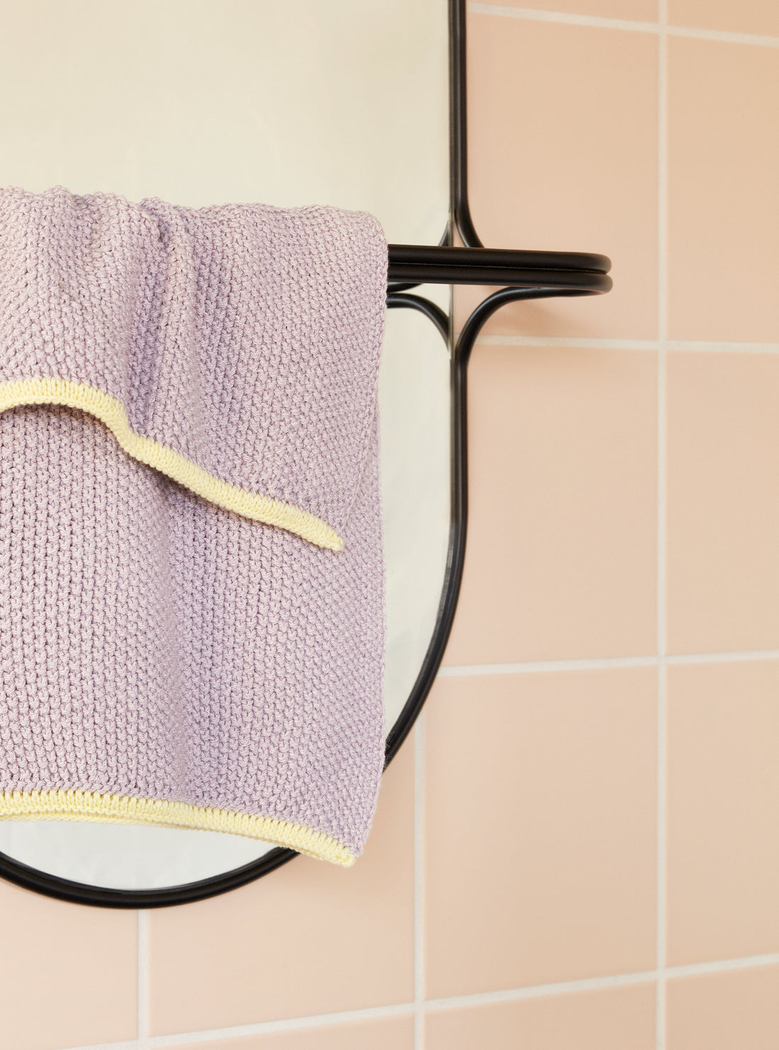 Carry wall mirror black - 46x21xh102cm