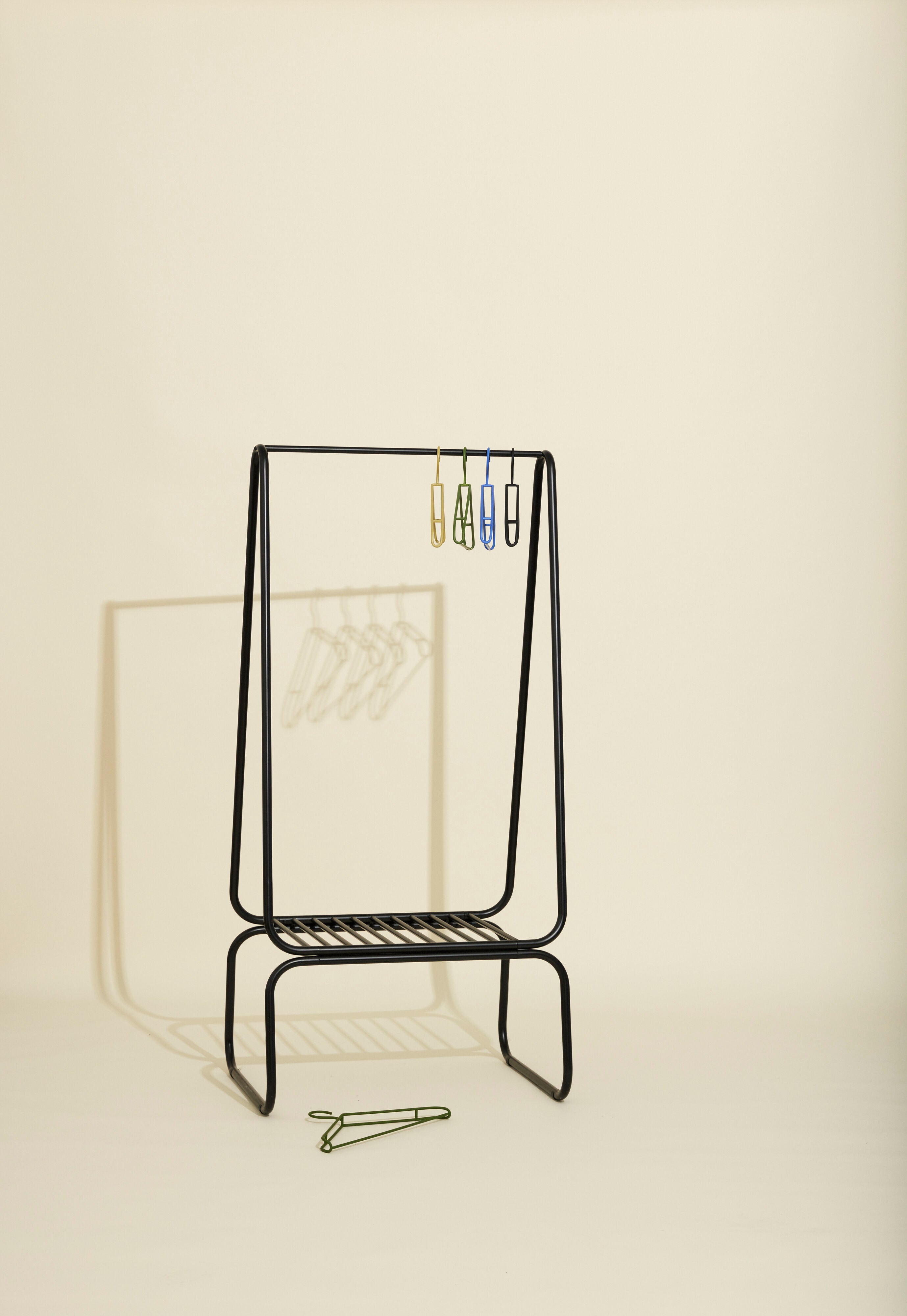 Apply clothing rack small black - 60x72xh157cm