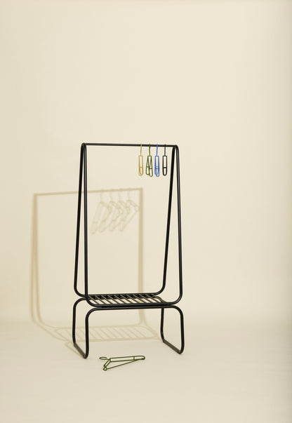 Apply clothing rack small black - 60x72xh157cm