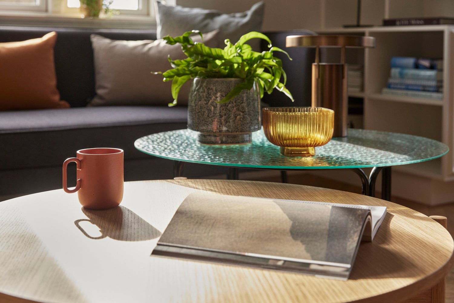 Orbit coffee table black - Ø80XH45CM