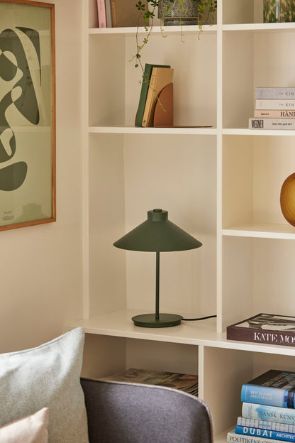 Shape table lamp Green - Ø30XH38cm, E14