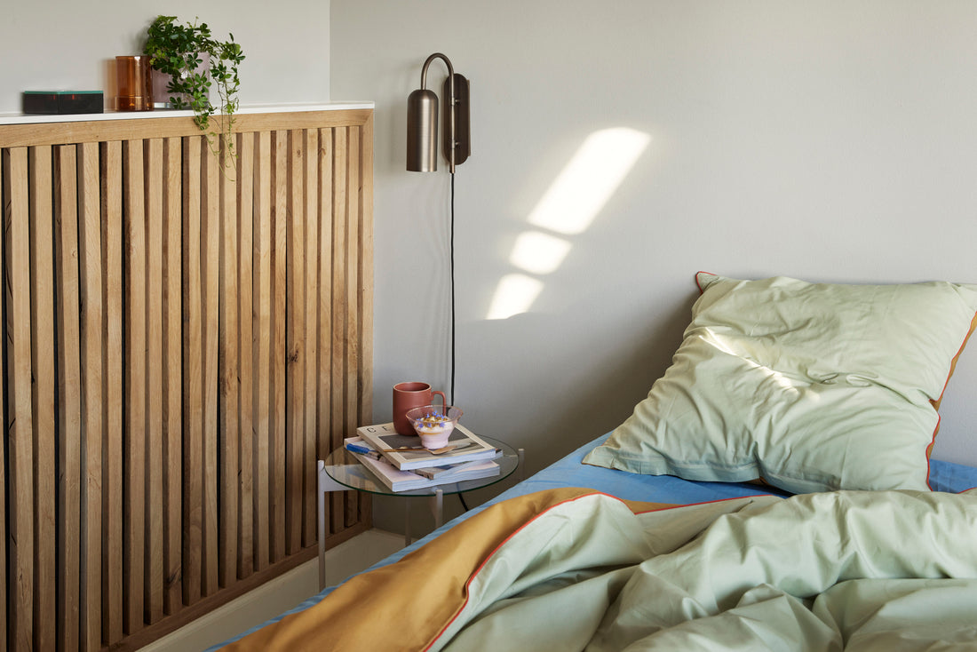 Beam side table sand - Ø45XH42CM