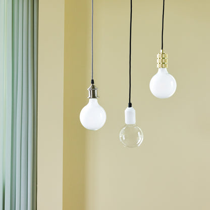 Moving Pendant Nickel - ø5xh7cm, E27/40W