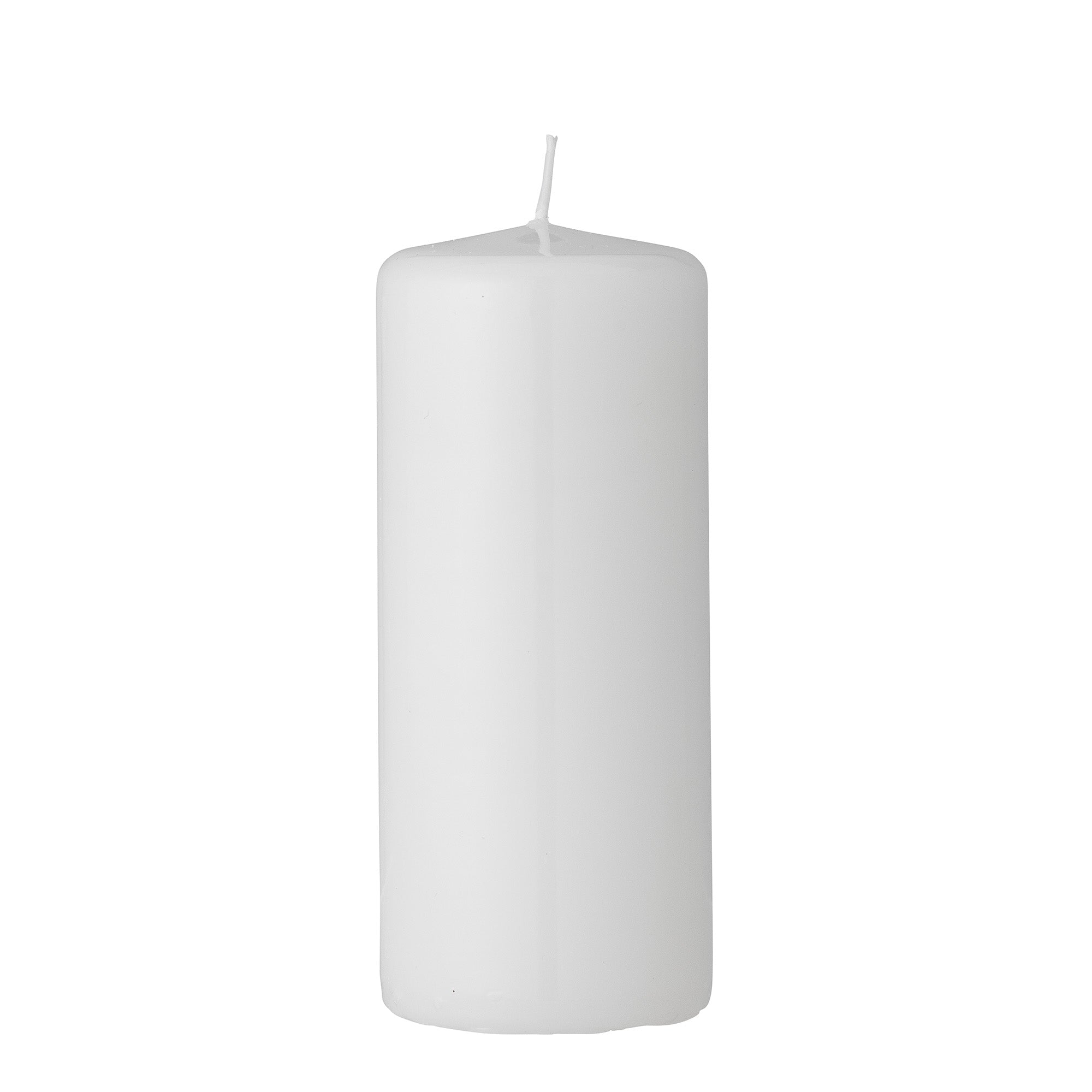 Lacquer candles, white, parafine