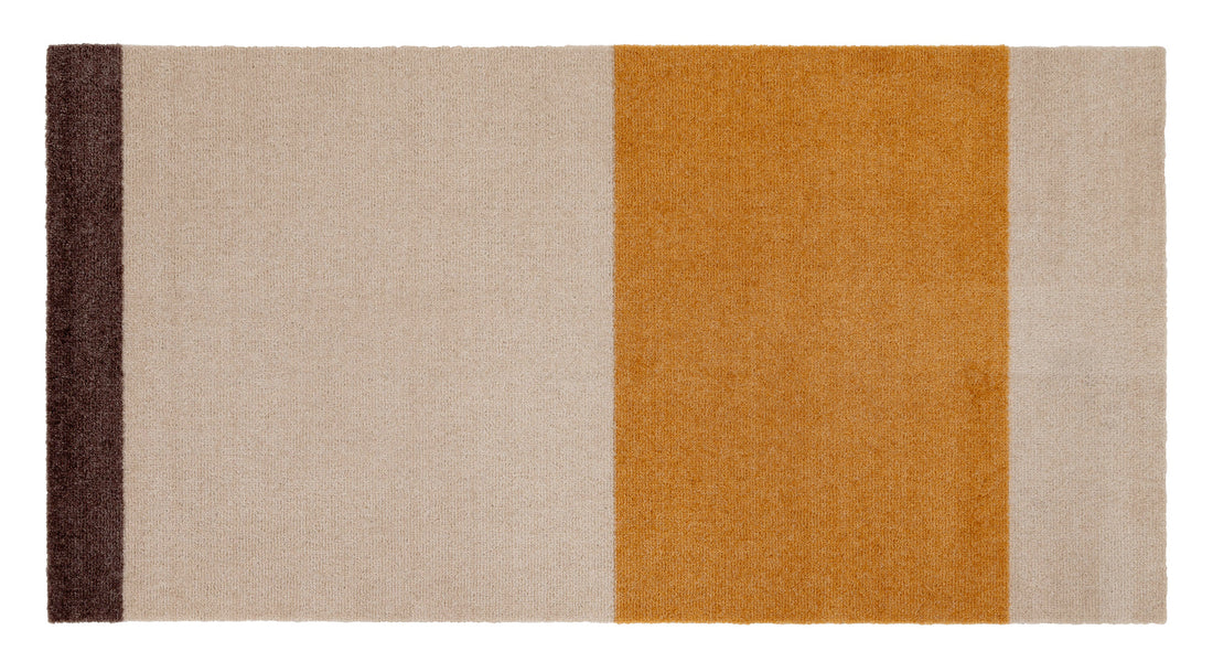 Stripes Horizontal - Ivory/Dijon/Brown