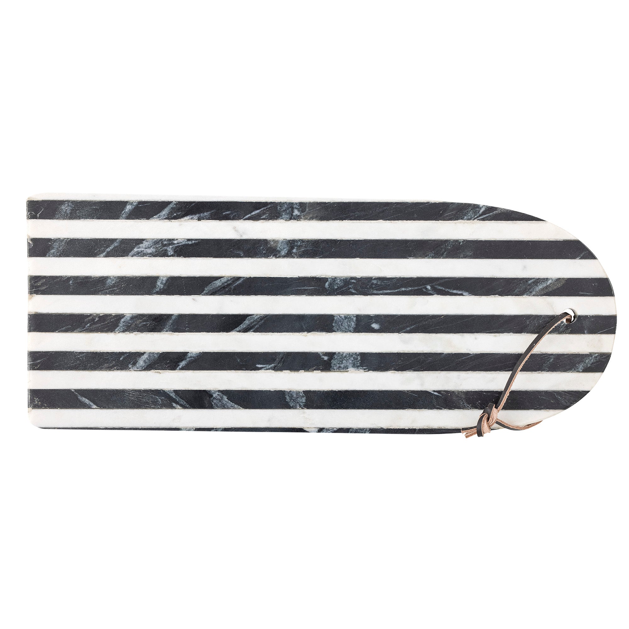 Illuna cutting board, black, marble
