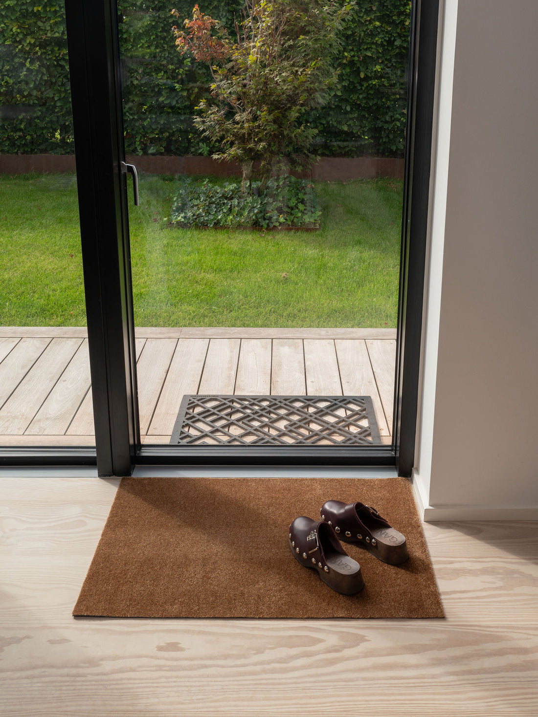 NYHED TÆPPE/MÅTTE 60 x 90 cm - UNI COLOR/COGNAC - Tica Copenhagen - DesignGaragen.dk