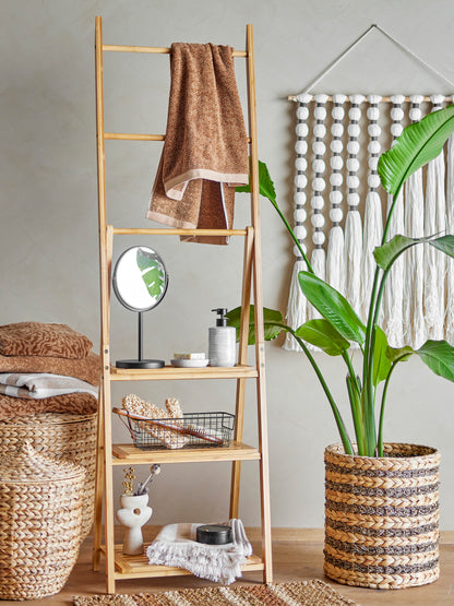 Mild table mirror, black, metal