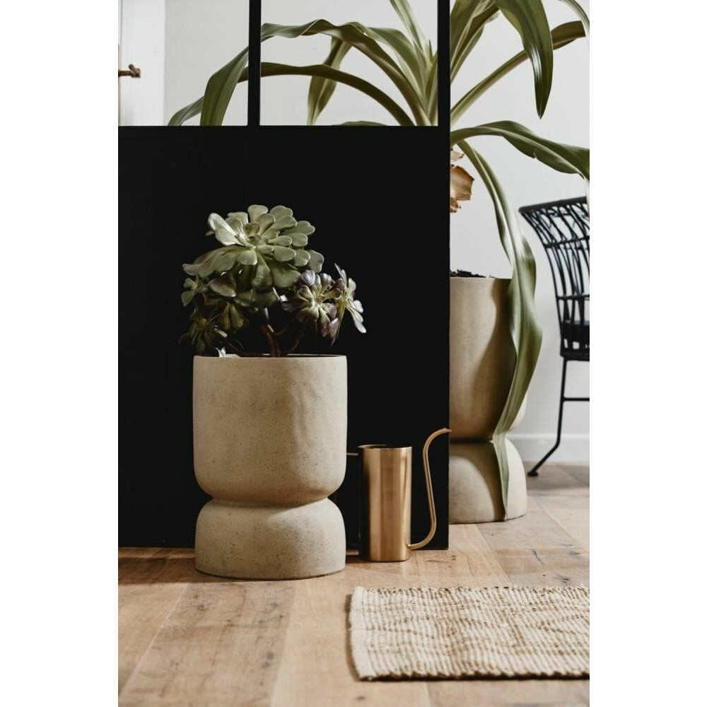 Nordal AJONU urtepotte - M - ø19/h28 - frostsikker - sand - Nordal - DesignGaragen.dk