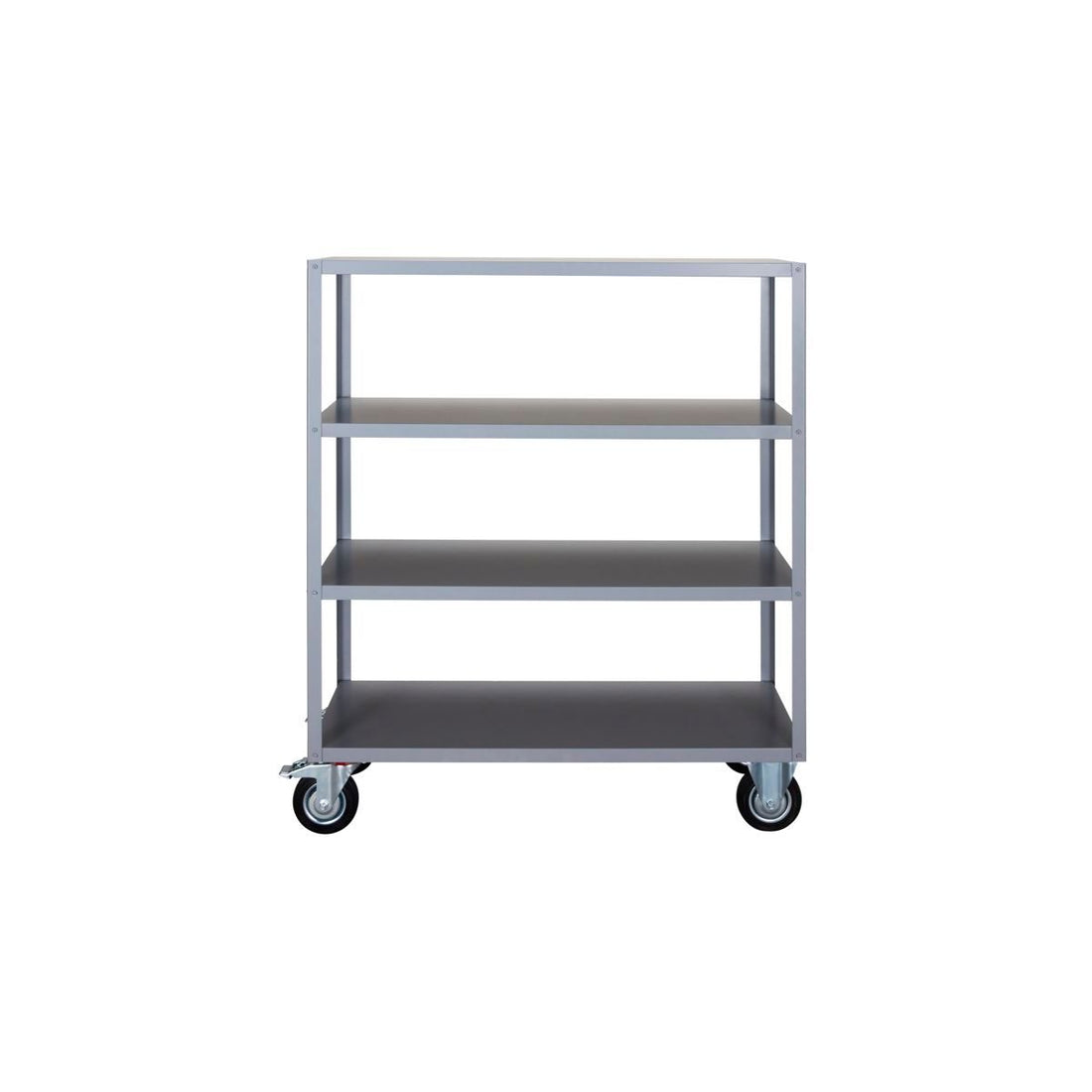 Meraki shelf with 4 wheels, trolley, gray